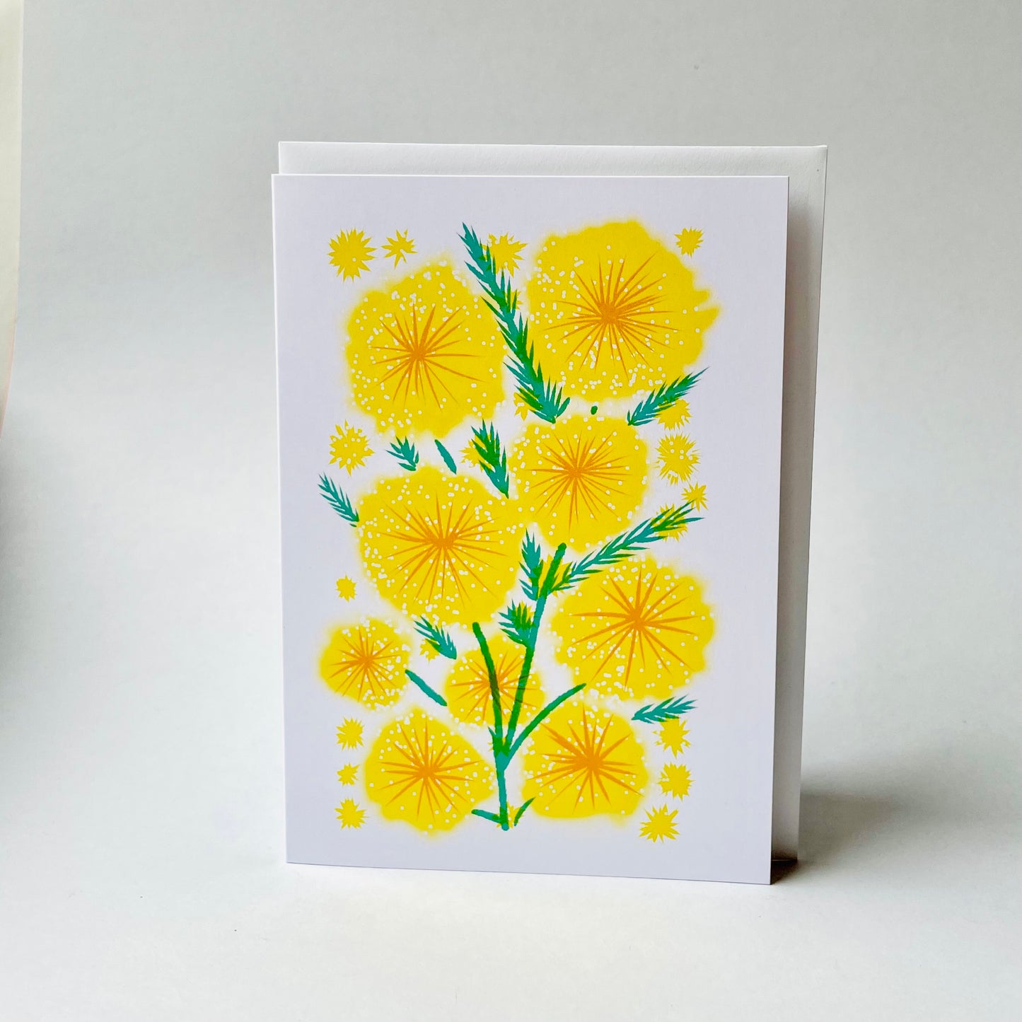 Golden Wattle Greeting Card