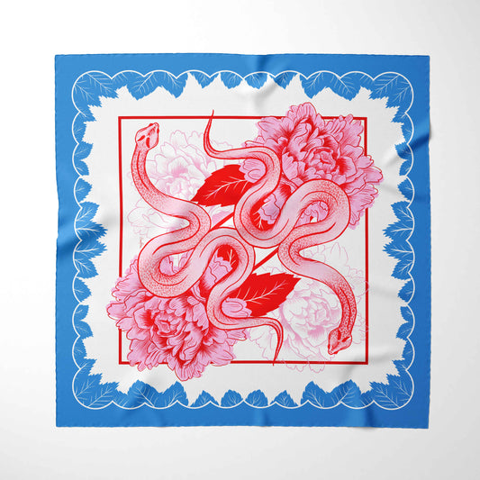 Serpent's Delight 100% Silk Scarf