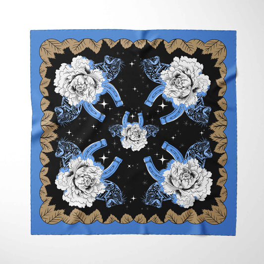 Lucky Summer Nights 100% Silk Scarf