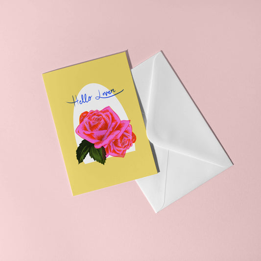 Hello Lover Greeting Card