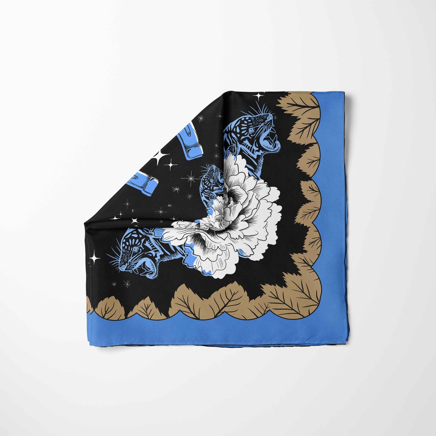 Midnight Ride 100% Silk Scarf